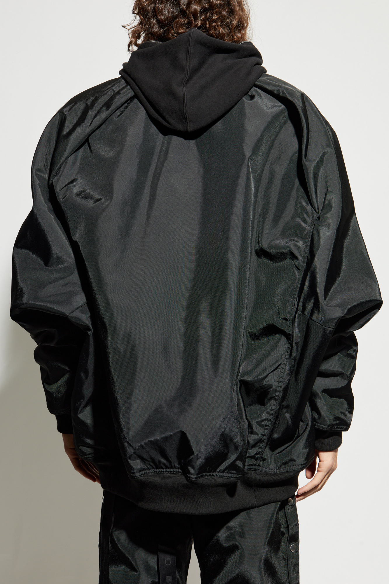 Black 'Convertible Jumbo' bomber jacket Rick Owens DRKSHDW